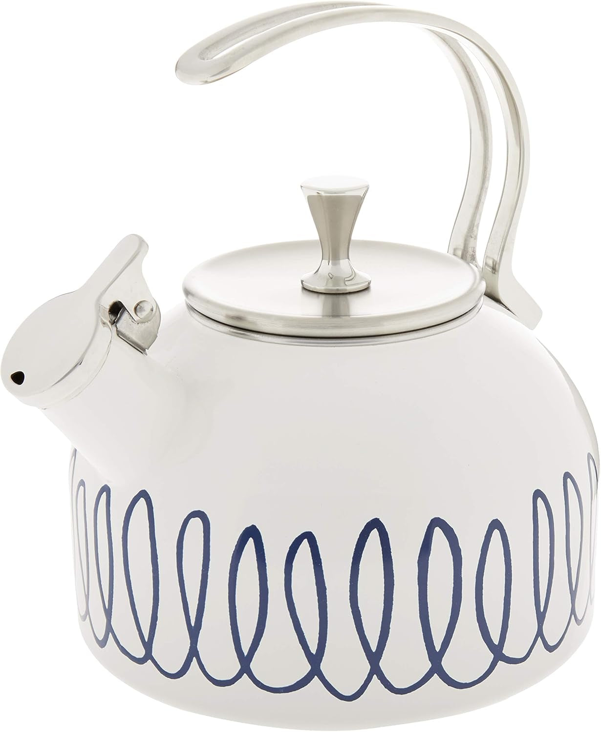 886300 Charlotte Street Metal Kettle, Blue, 2.5 Qt (2.4 L)