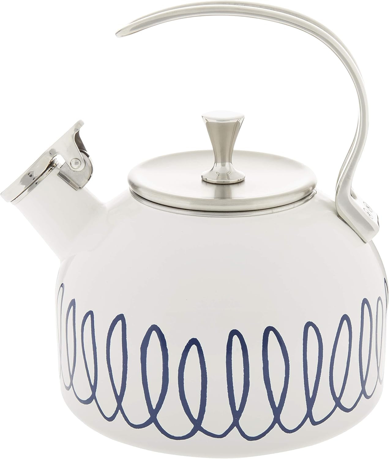 886300 Charlotte Street Metal Kettle, Blue, 2.5 Qt (2.4 L)