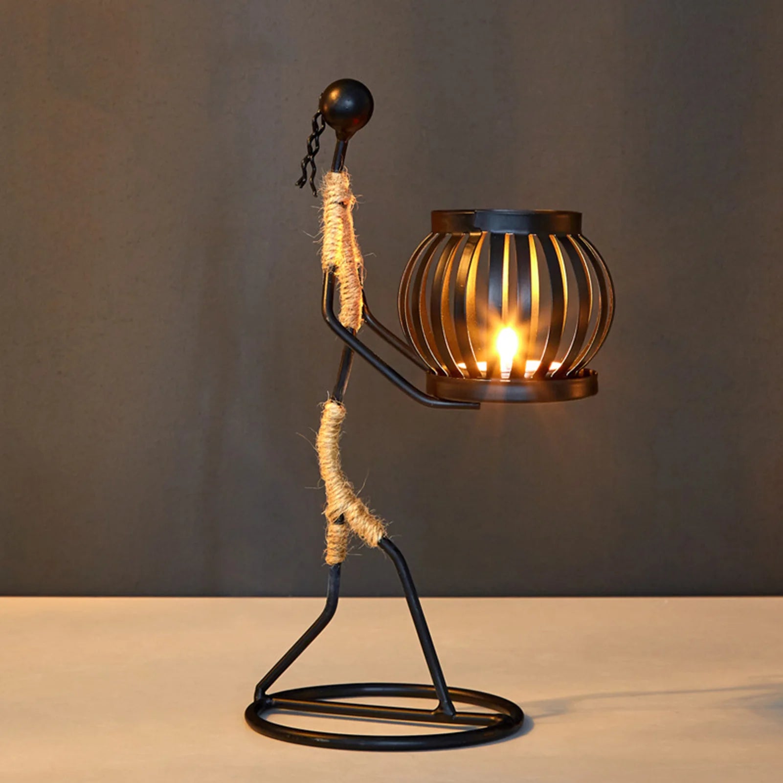 Elegant  Metal Candle Holders